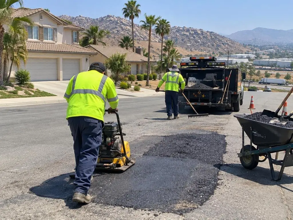 Asphalt Patching & Crack Repair in Perris, CA